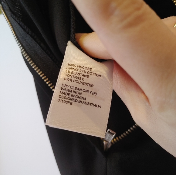 Bardot Strapless Black and White Jumpsuit Size US 2/ xxs - Picture 8 of 8